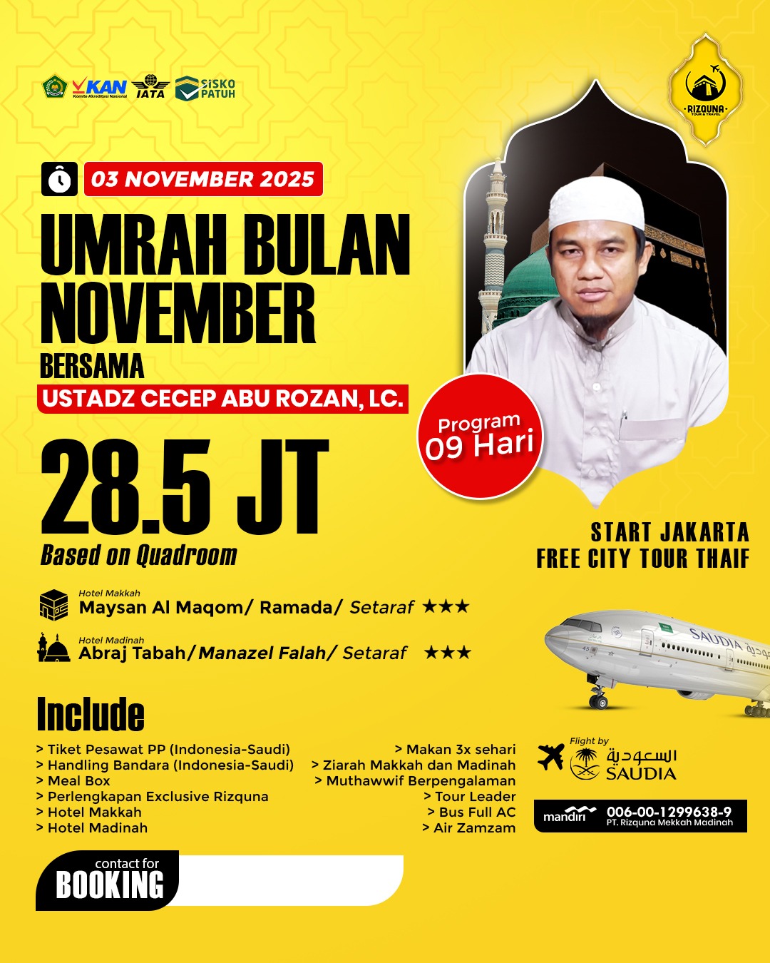 UMRAH BULAN NOVEMBER 2025