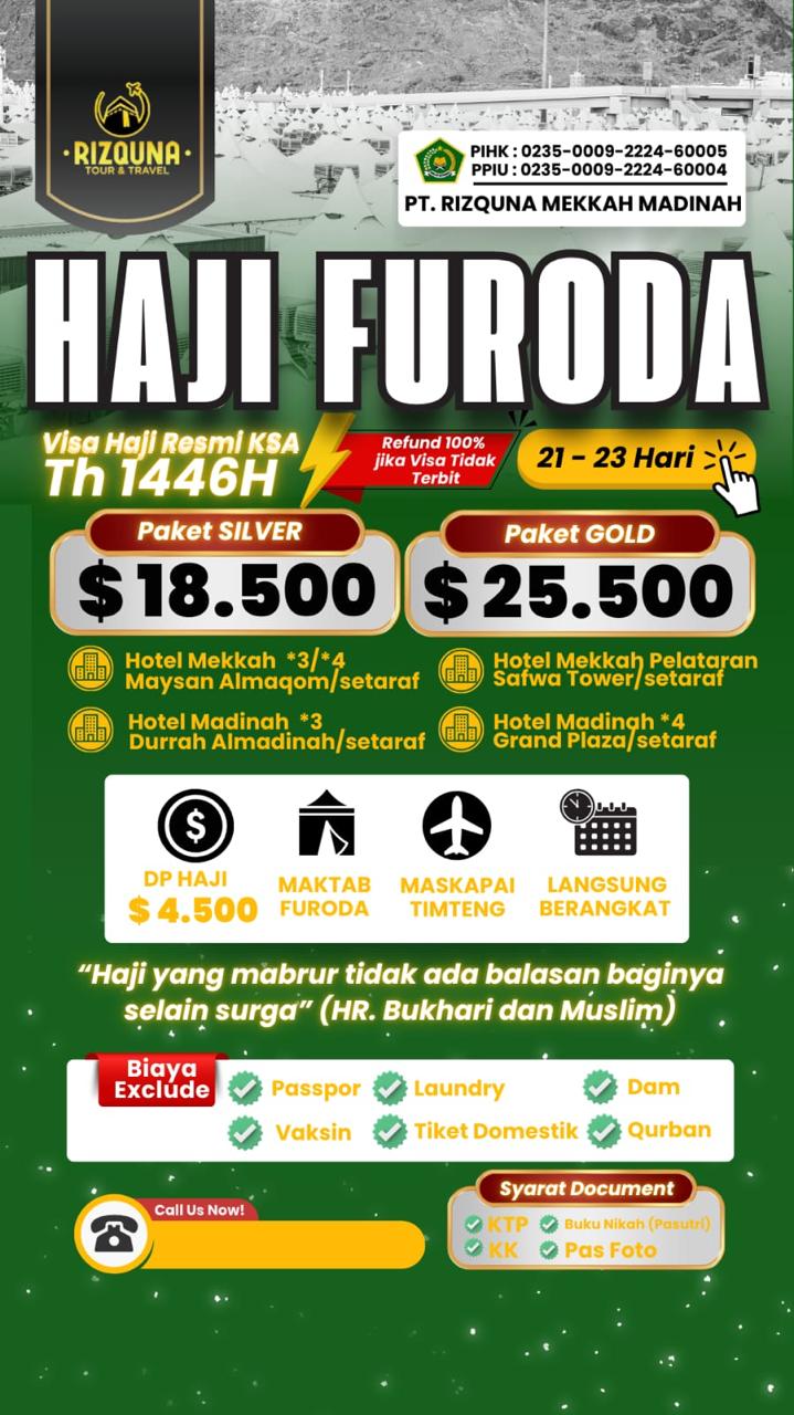 Paket Haji Furoda 2025