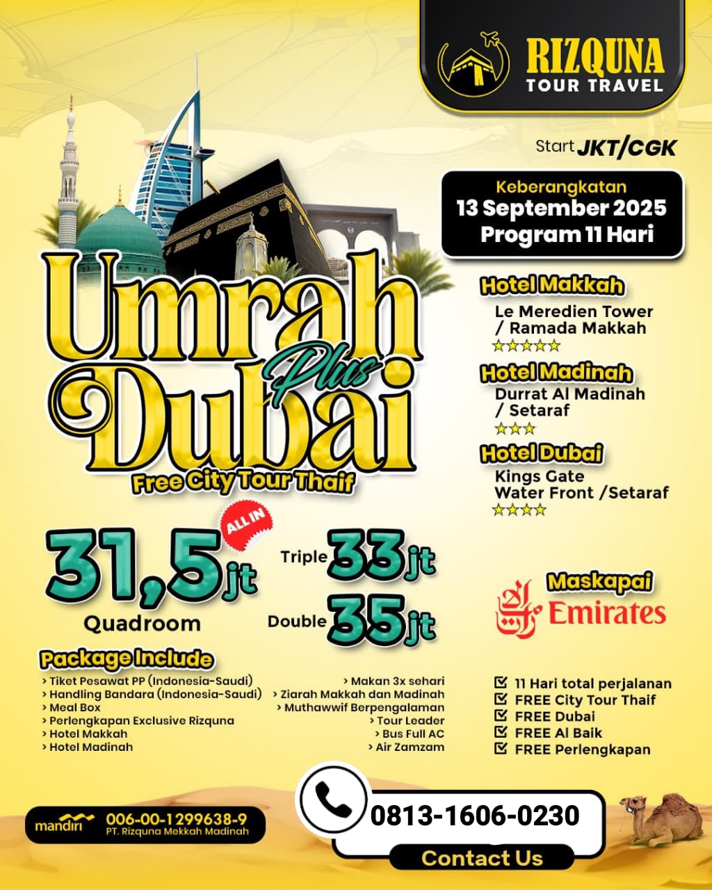 Umroh Plus Dubai