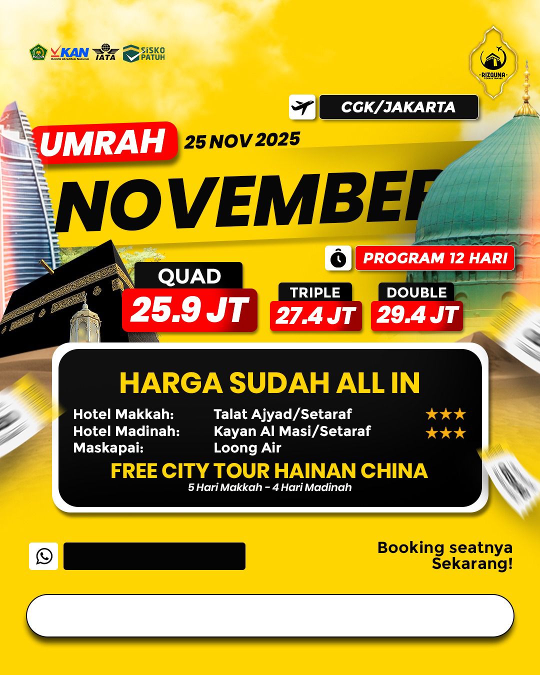 Paket Umrah November